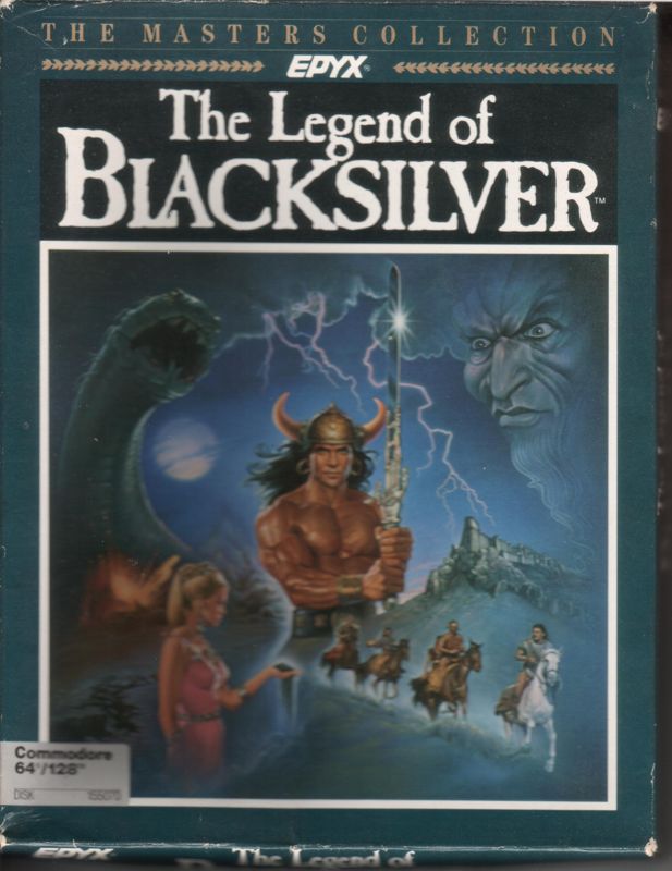 Legend of Blacksilver box art for Commodore 64